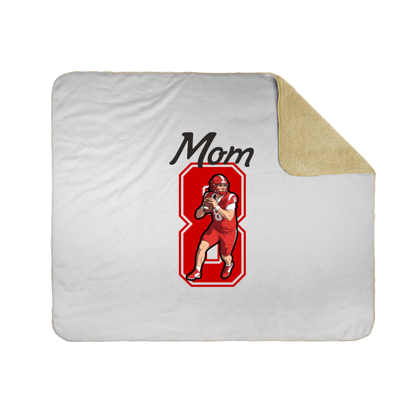 Throw Blanket — Mothers Day Shirsey in White