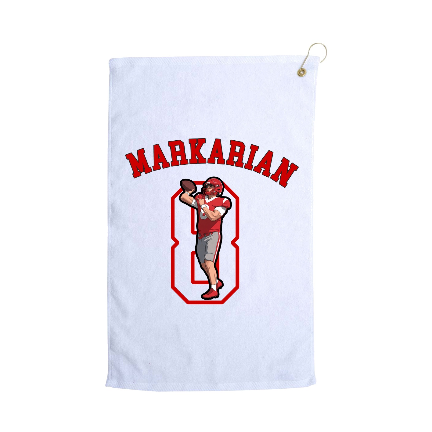 Golf Towel — Shirsey Arch in White
