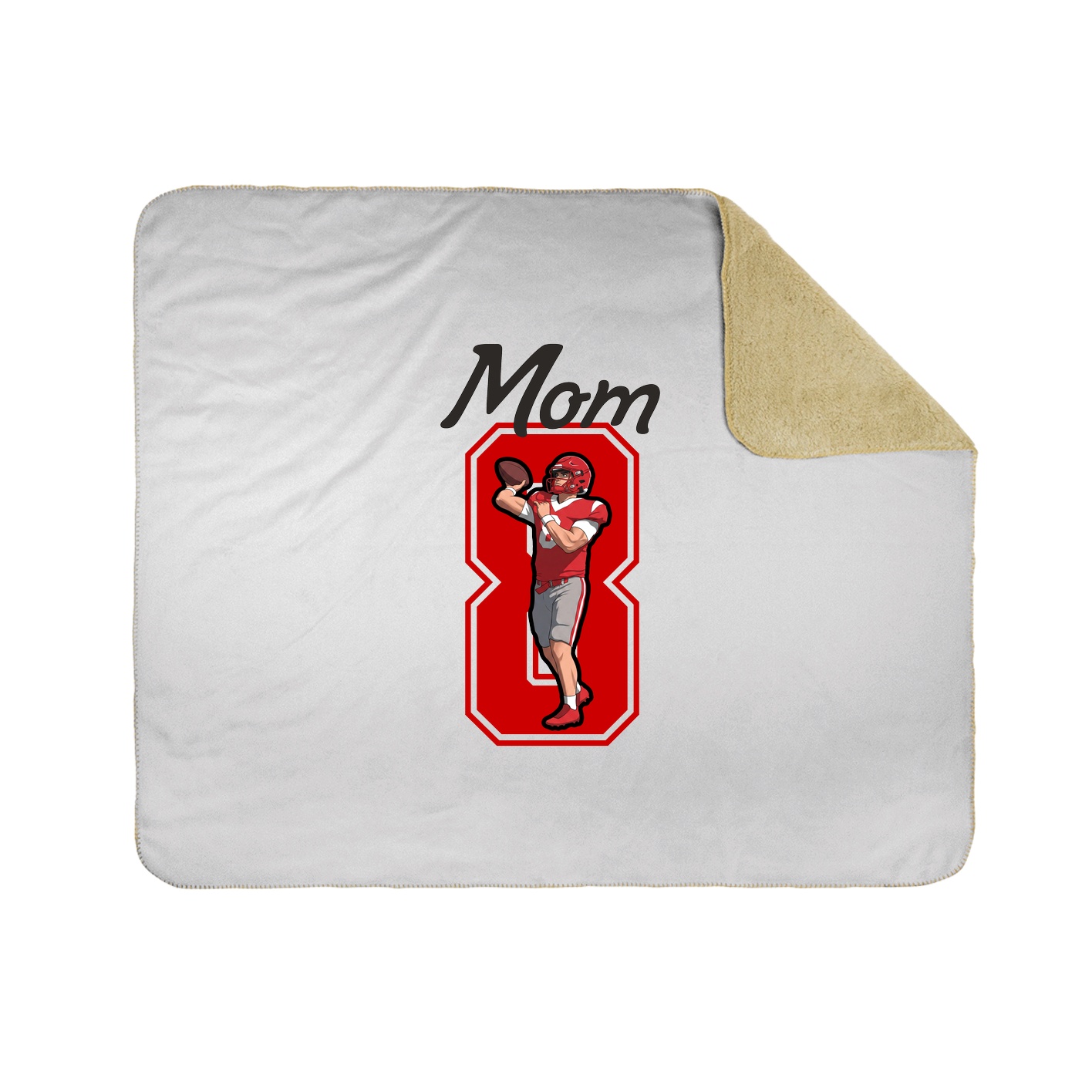 Throw Blanket — Mothers Day Shirsey in White