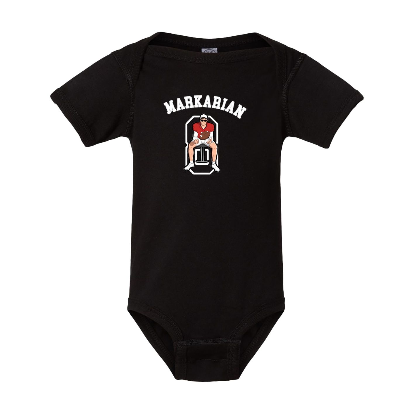 Baby Onesie — Shirsey Arch in Black