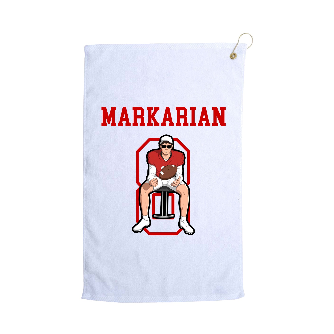 Golf Towel — Shirsey in White