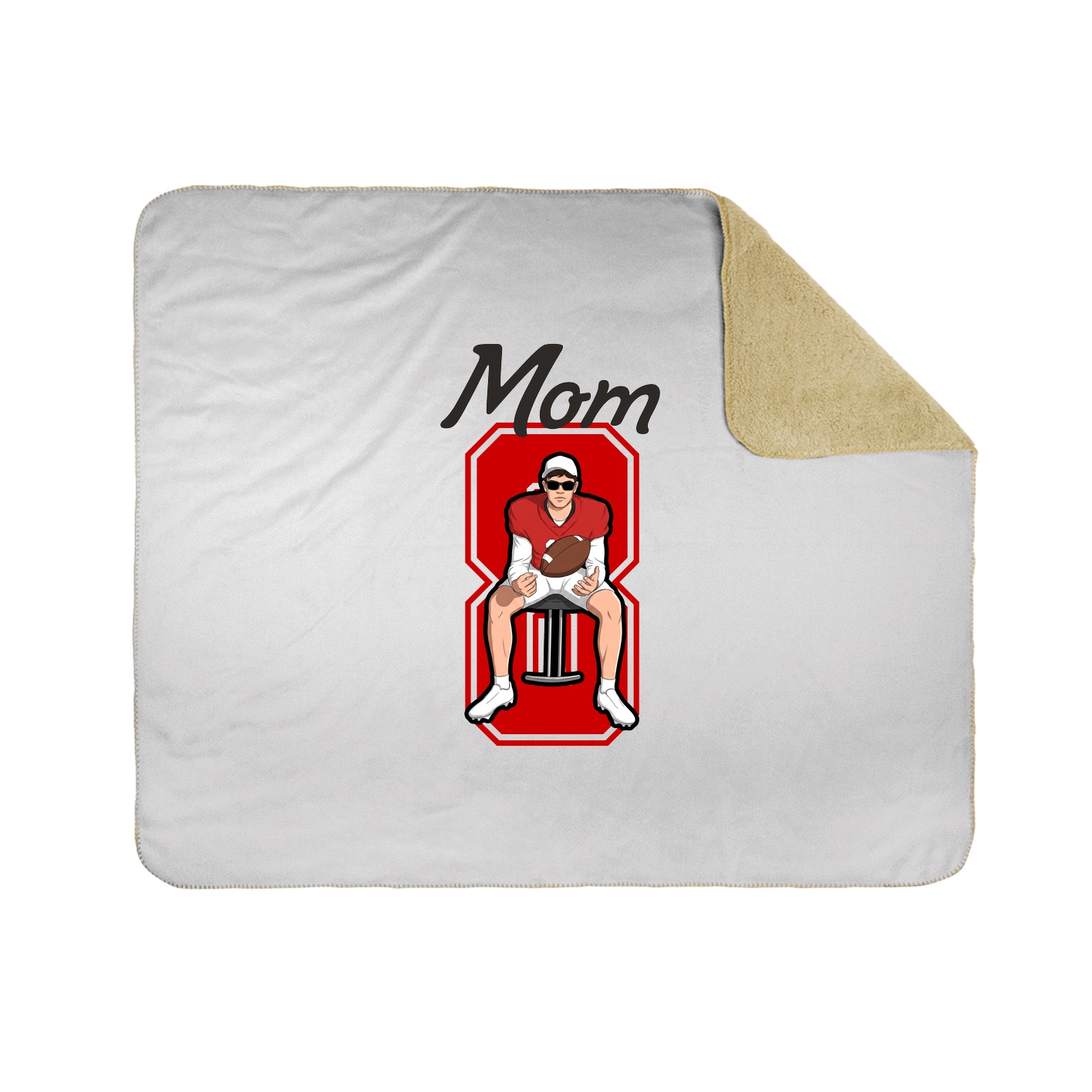 Throw Blanket — Mothers Day Shirsey in White