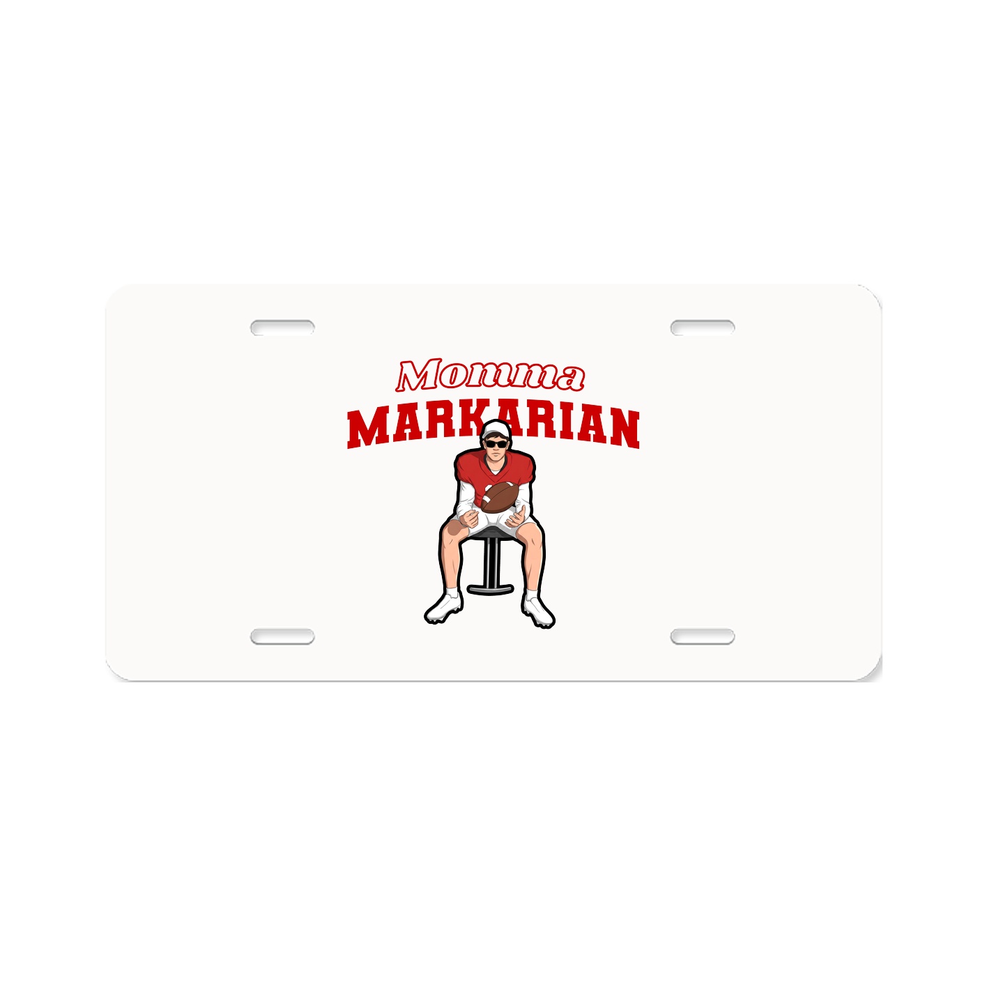 License Plate — Mothers Day Block in Classic
