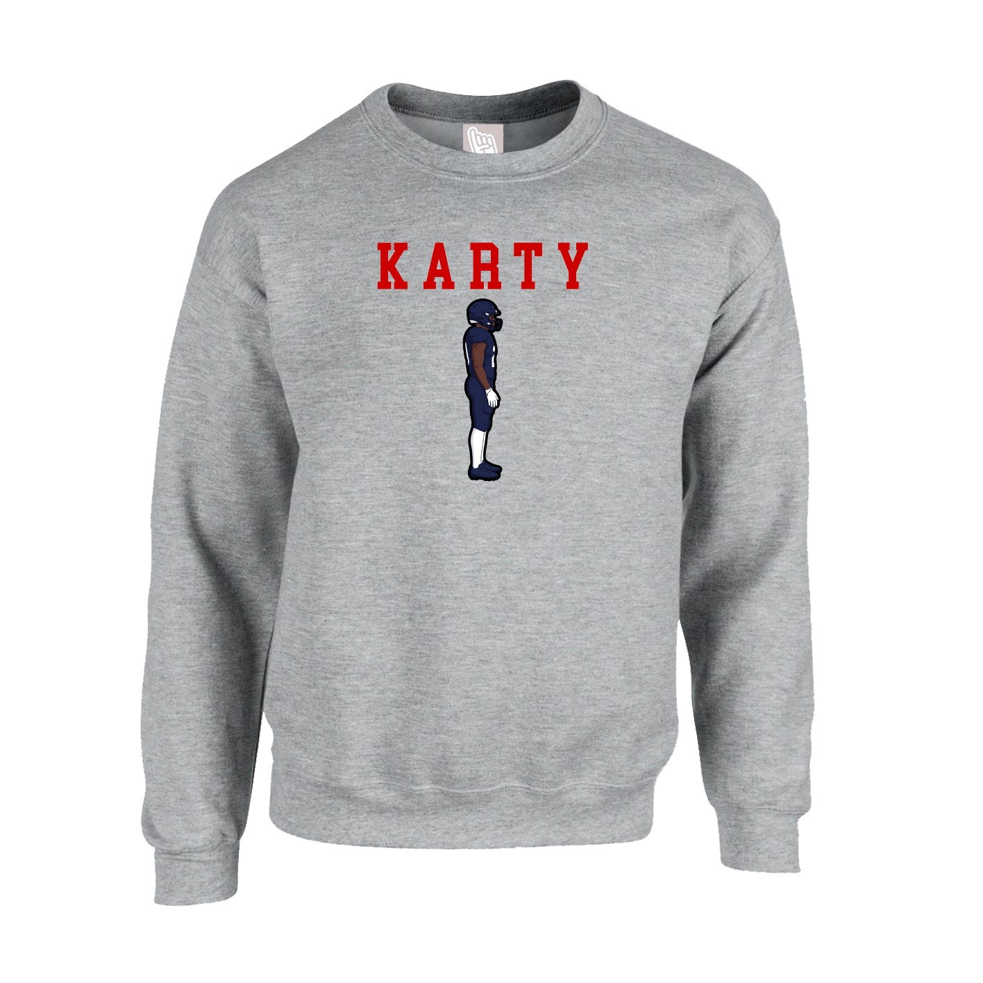 Fleece Crew — Shirsey in Grey
