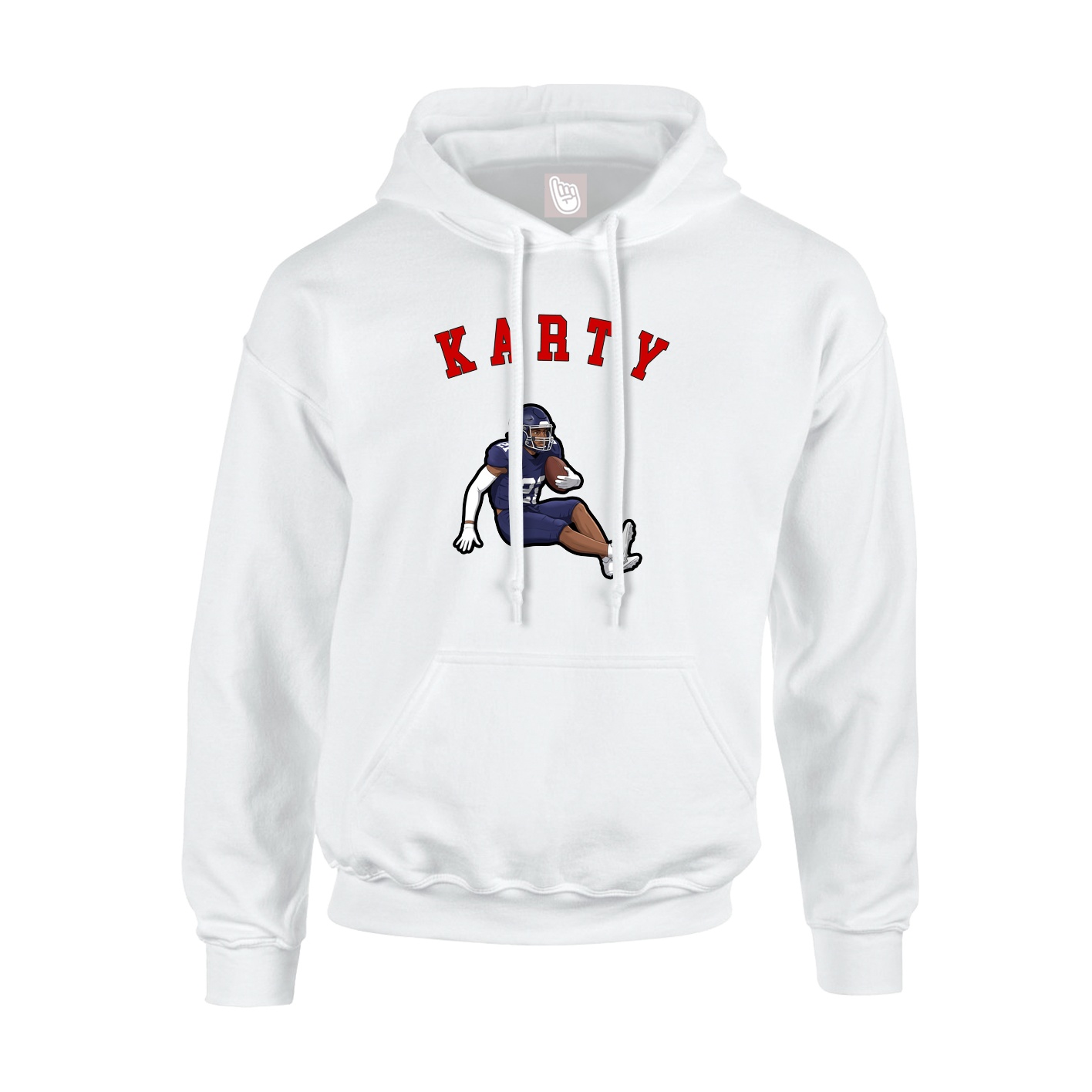 Youth Hoodie — Shirsey Arch in White