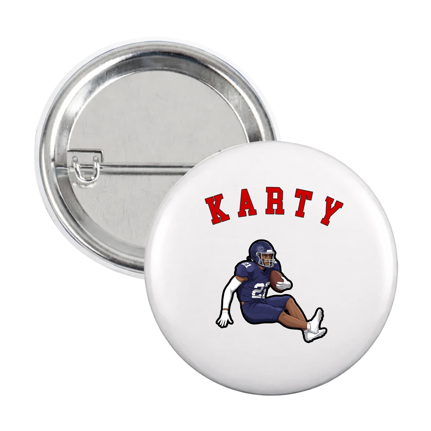 Game Day Button — Shirsey Arch in White
