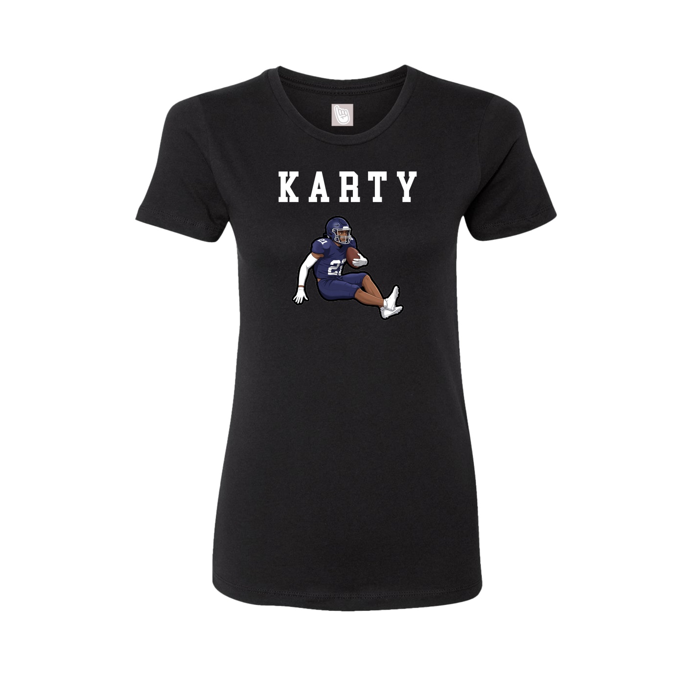 Fitted Women's Tee — Shirsey in Black