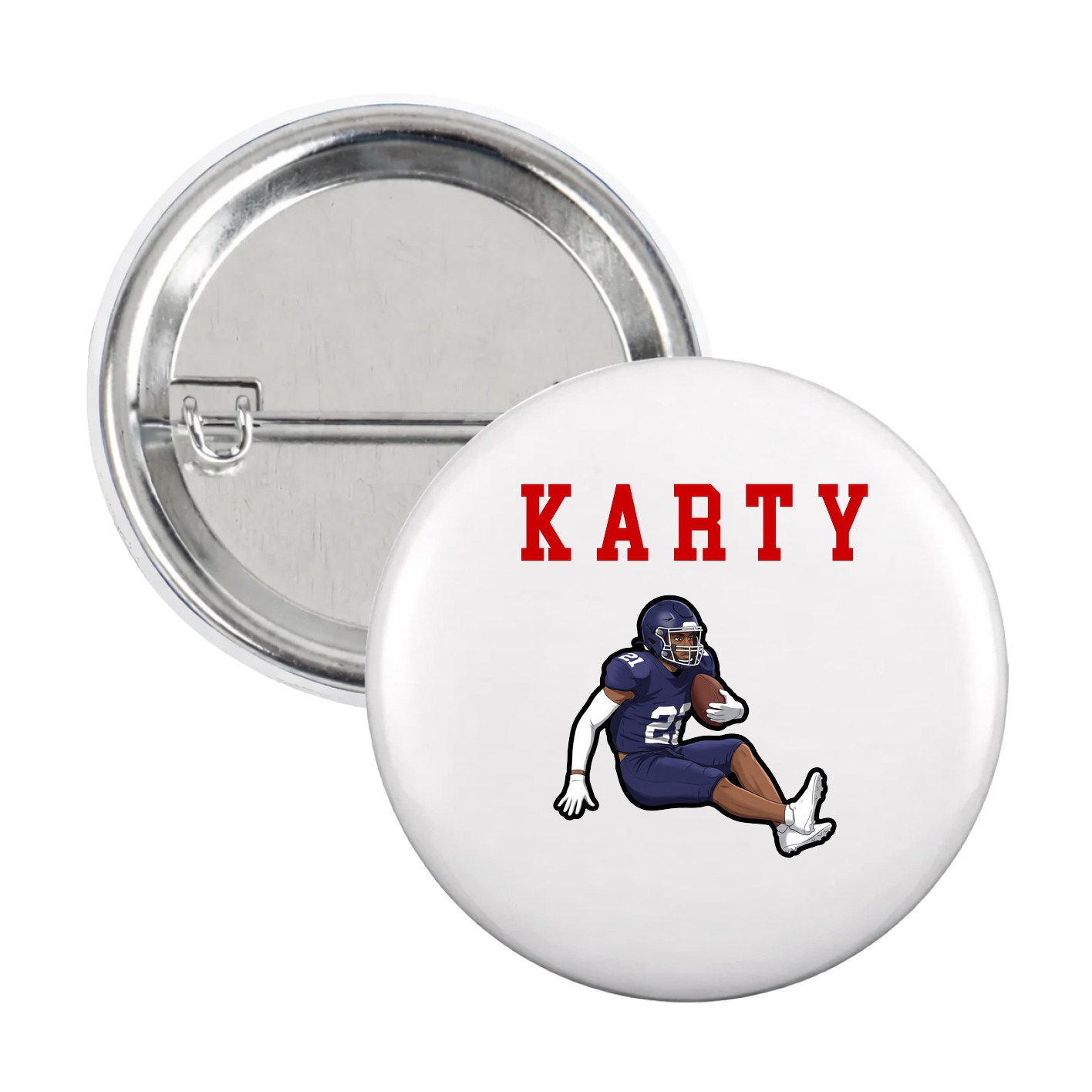 Game Day Button — Shirsey in White