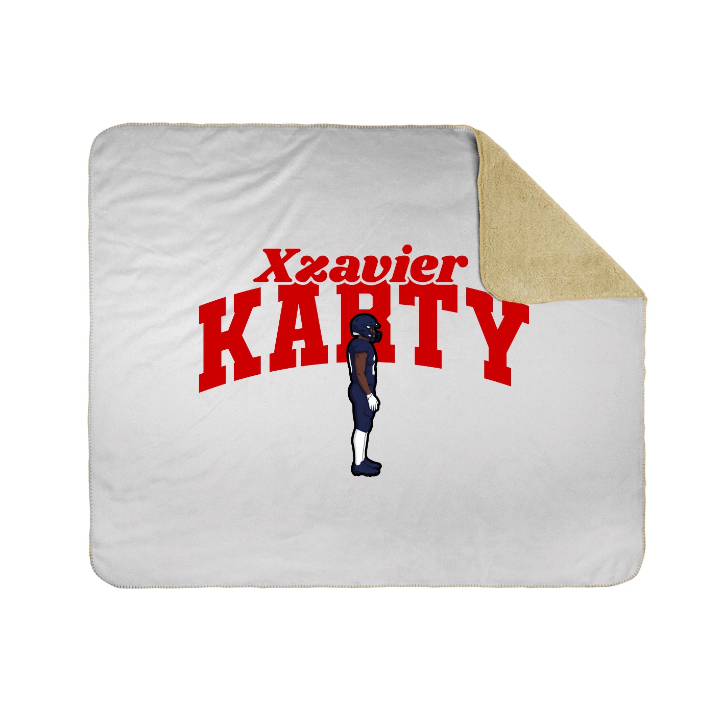 Throw Blanket — Signature Arch in White