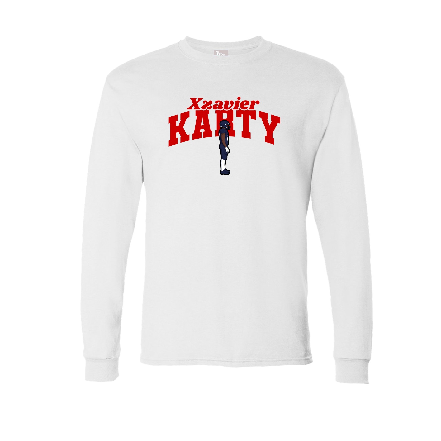 Long Sleeve Tee — Signature Arch in White