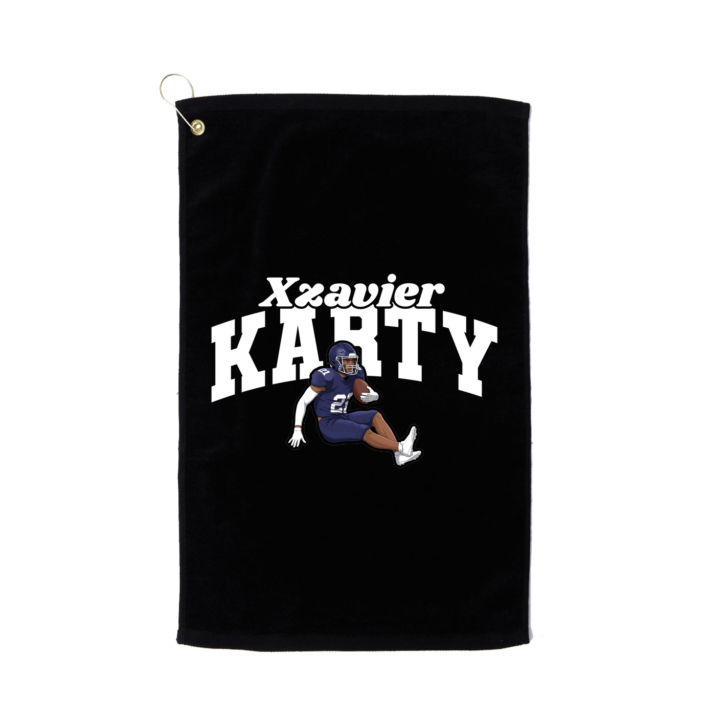 Golf Towel — Signature Arch in Black