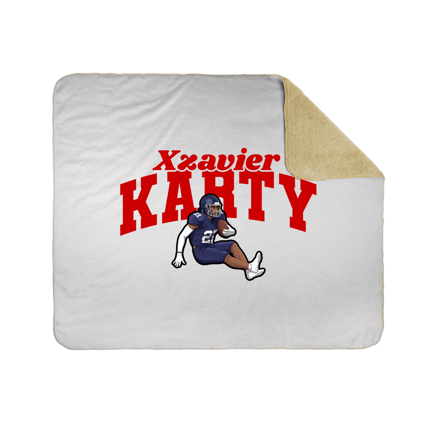Throw Blanket — Signature Arch in White