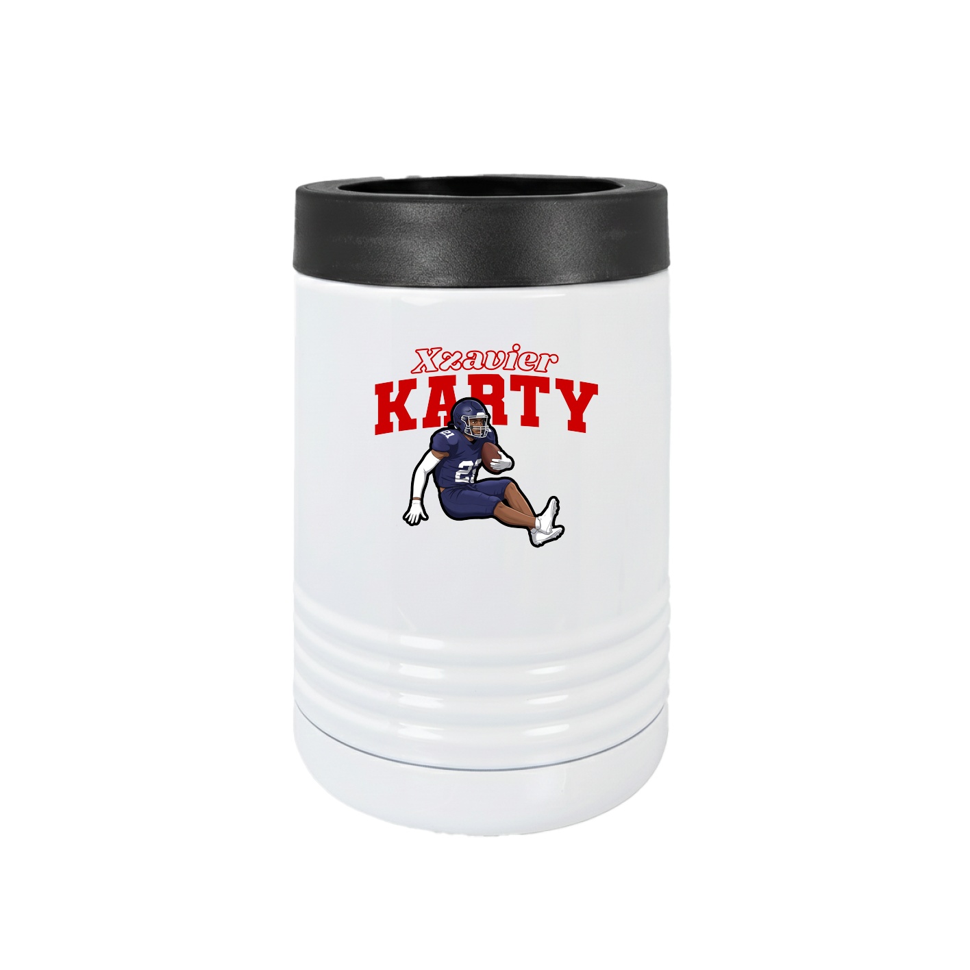 Beverage Holder — Name Arch in White
