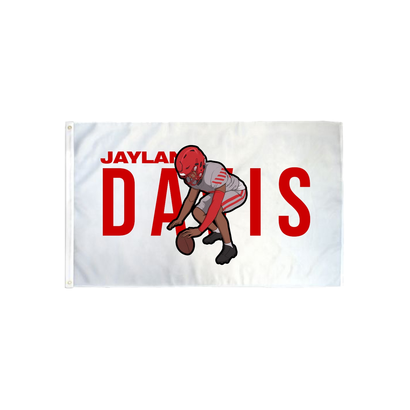 3x5 Flag — Player Name in Classic