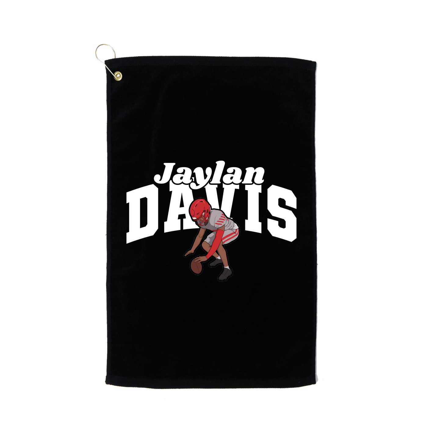 Golf Towel — Signature Arch in Black