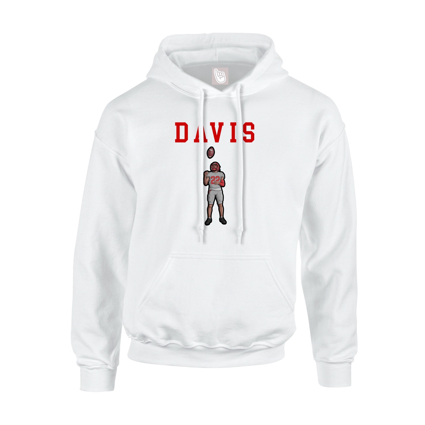 Hoodie — Shirsey in White
