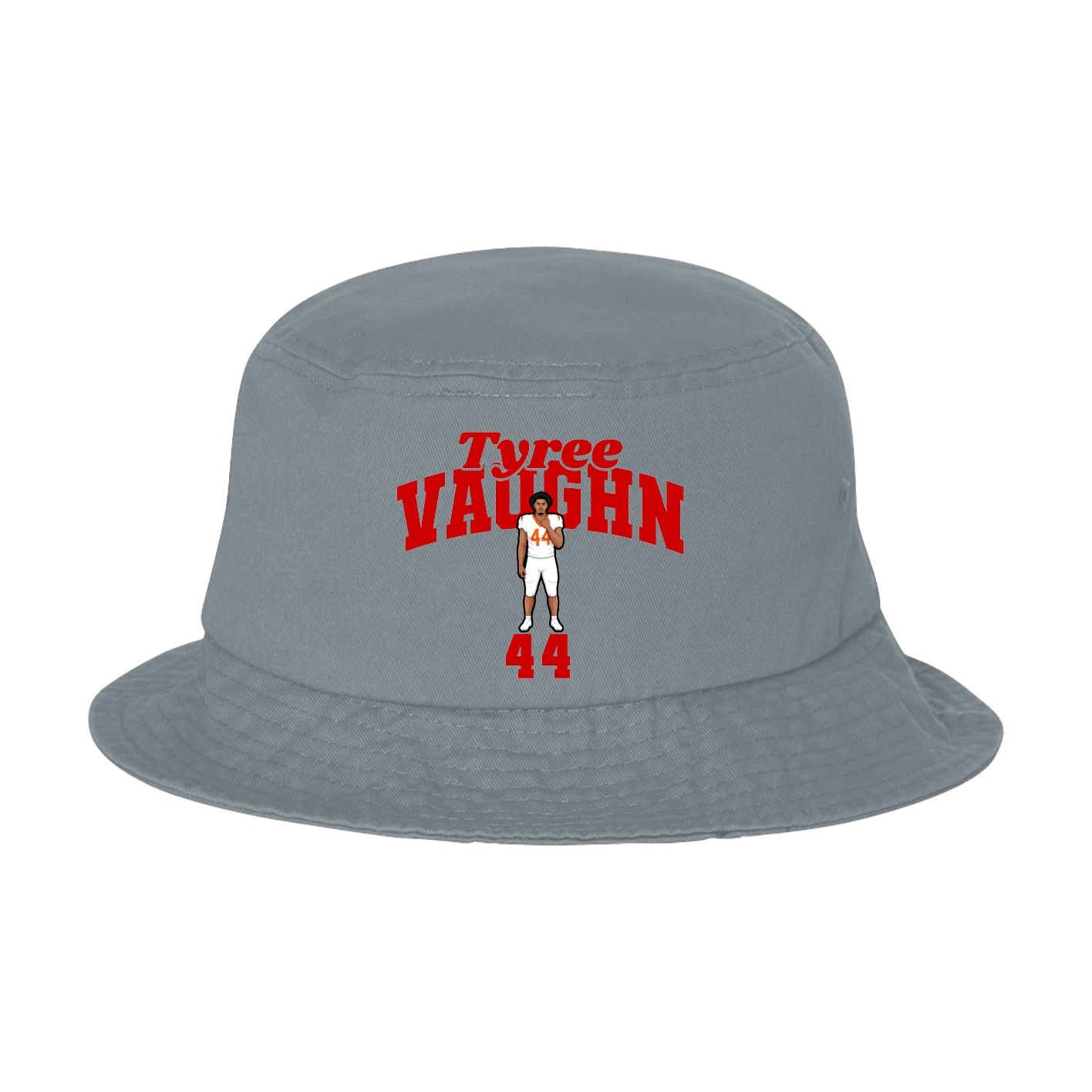 Bucket Cap — Signature Arch in Grey