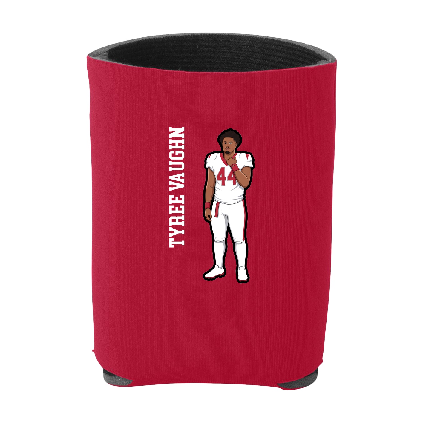 Can Holder — Name Vertical in Red