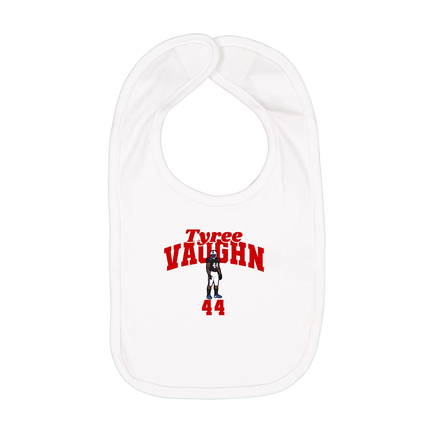 Infant Bib — Signature Arch in White