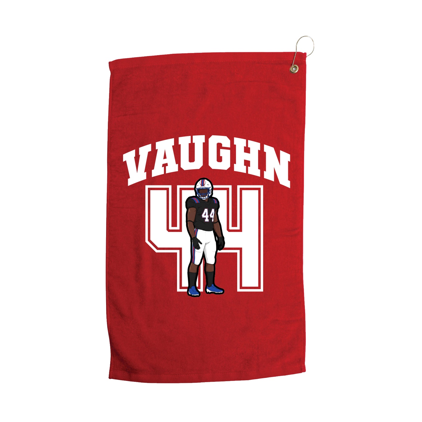 Golf Towel — Number in Red