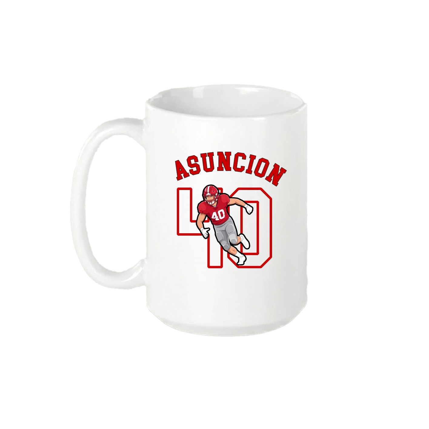 15oz Coffee Mug — Shirsey Arch in White