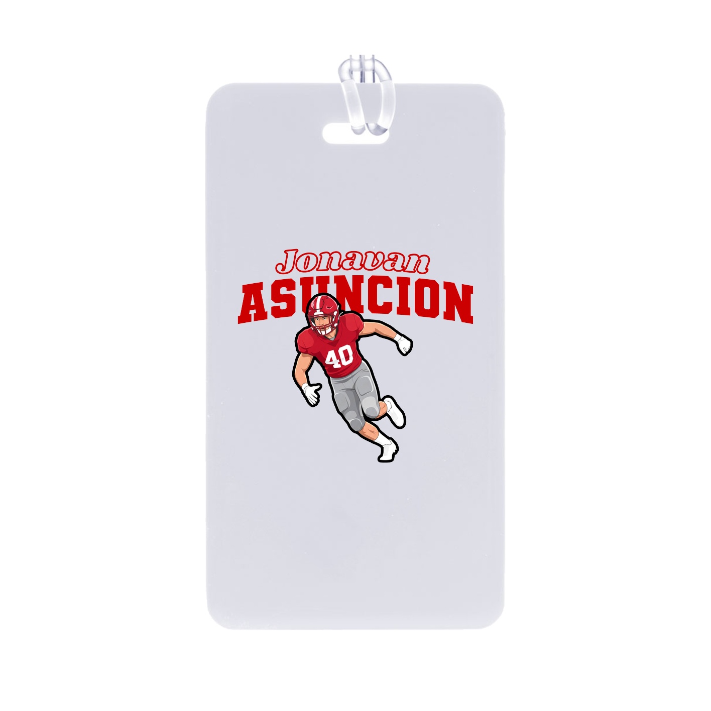 Bag Tag — Name Arch in Classic