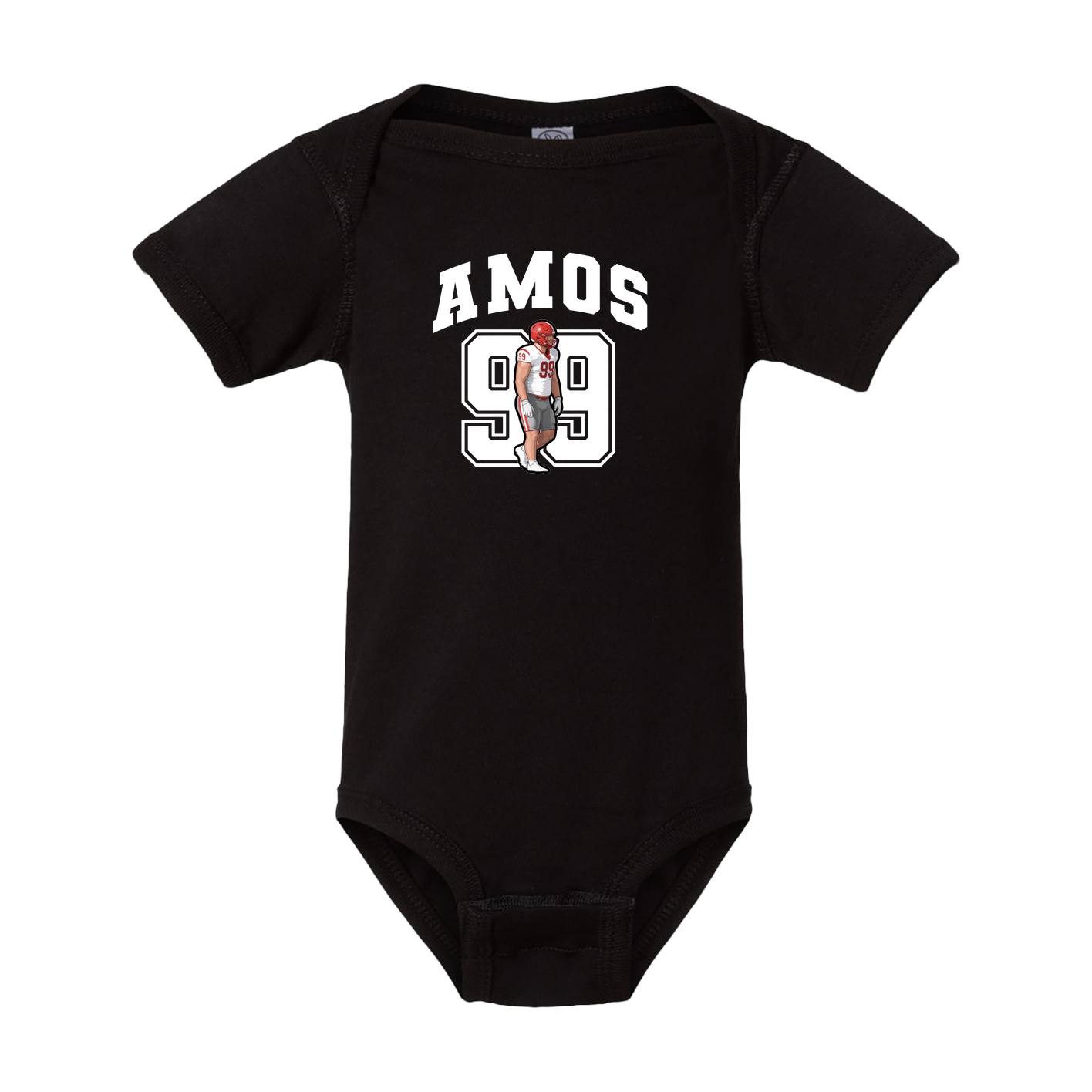 Baby Onesie — Number in Black