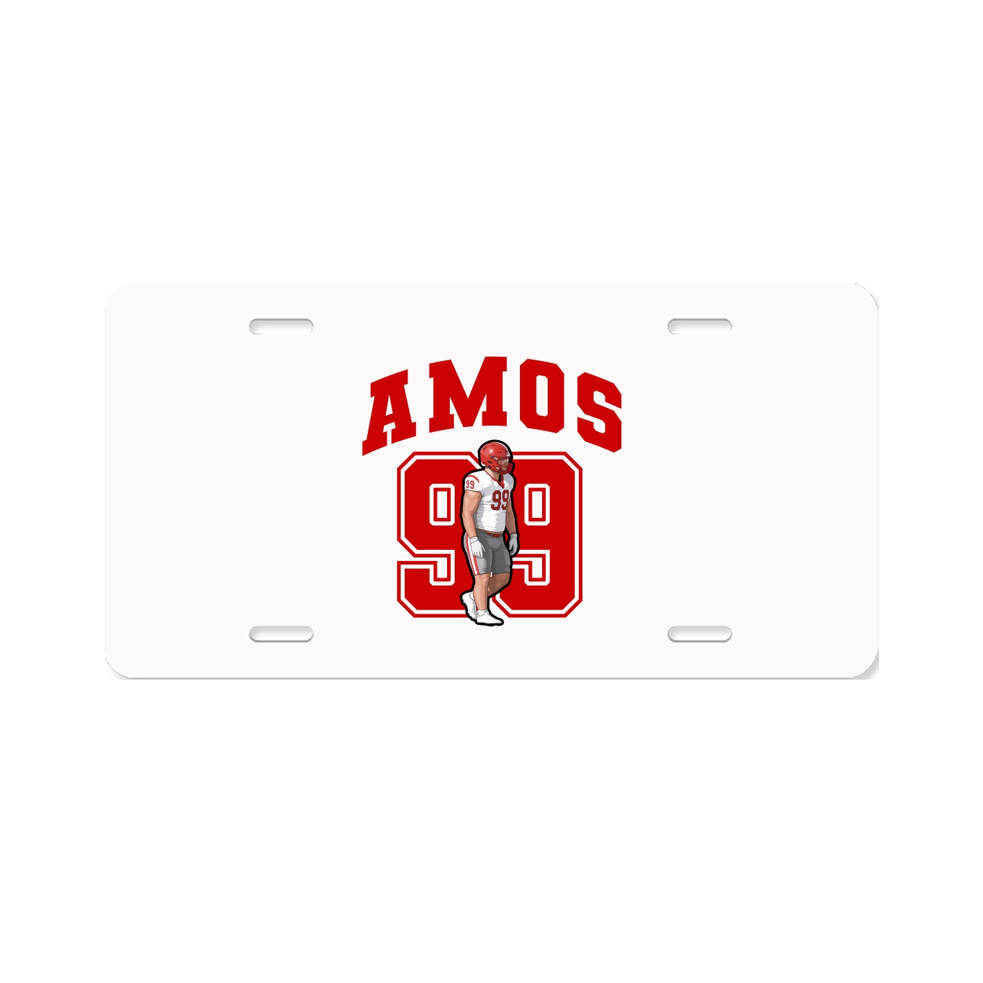 License Plate — Number in Classic