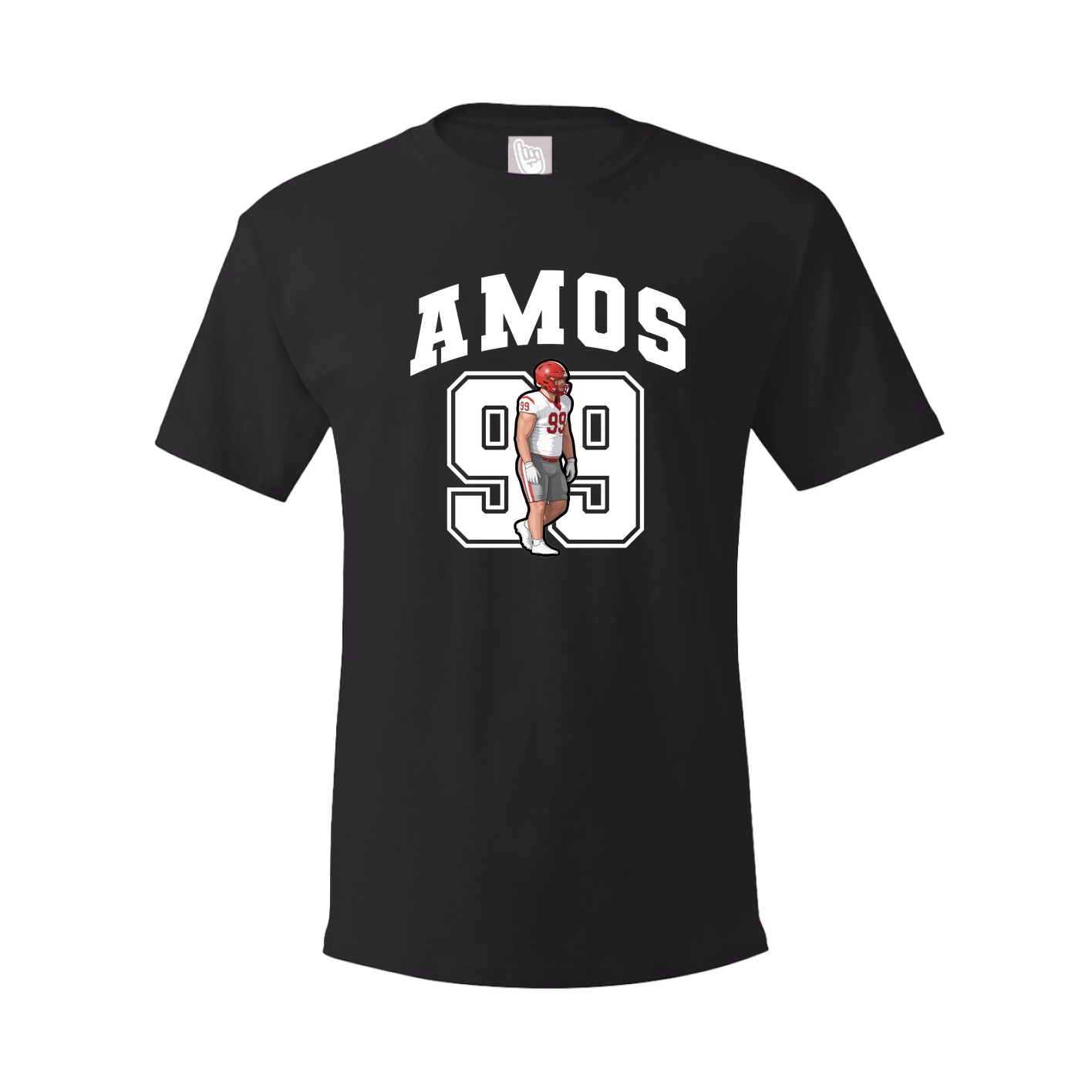 Youth Tee — Number in Black