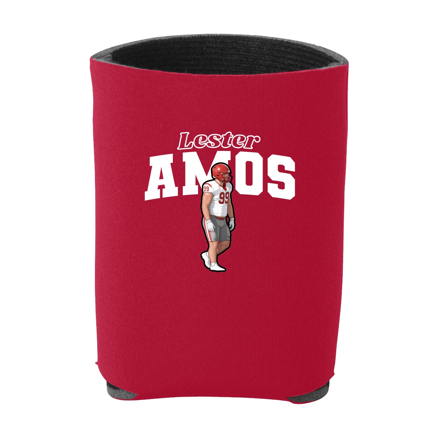Can Holder — Name Arch in Red