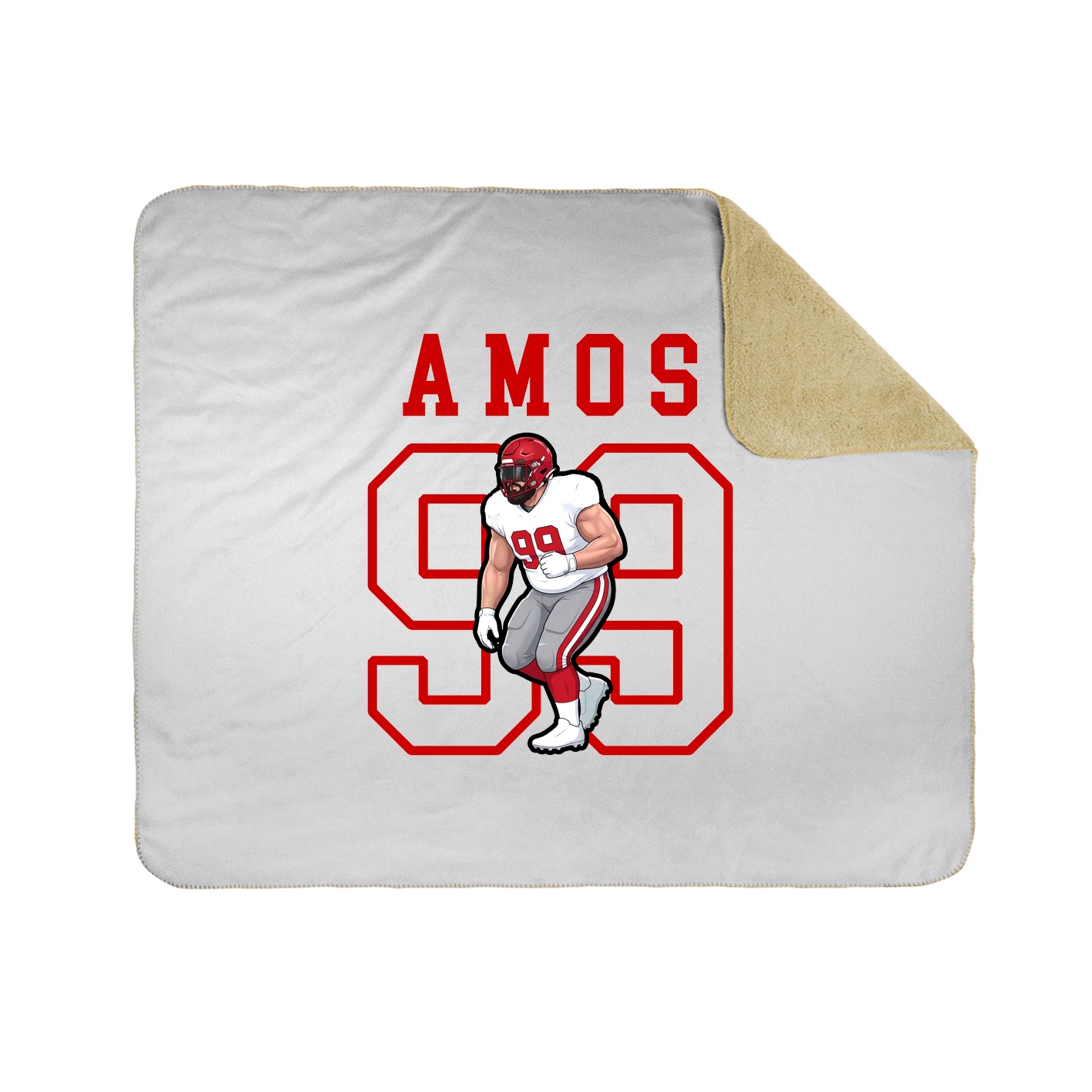 Throw Blanket — Shirsey in White