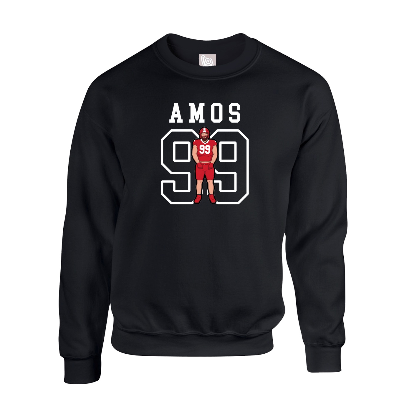Fleece Crew — Shirsey in Black