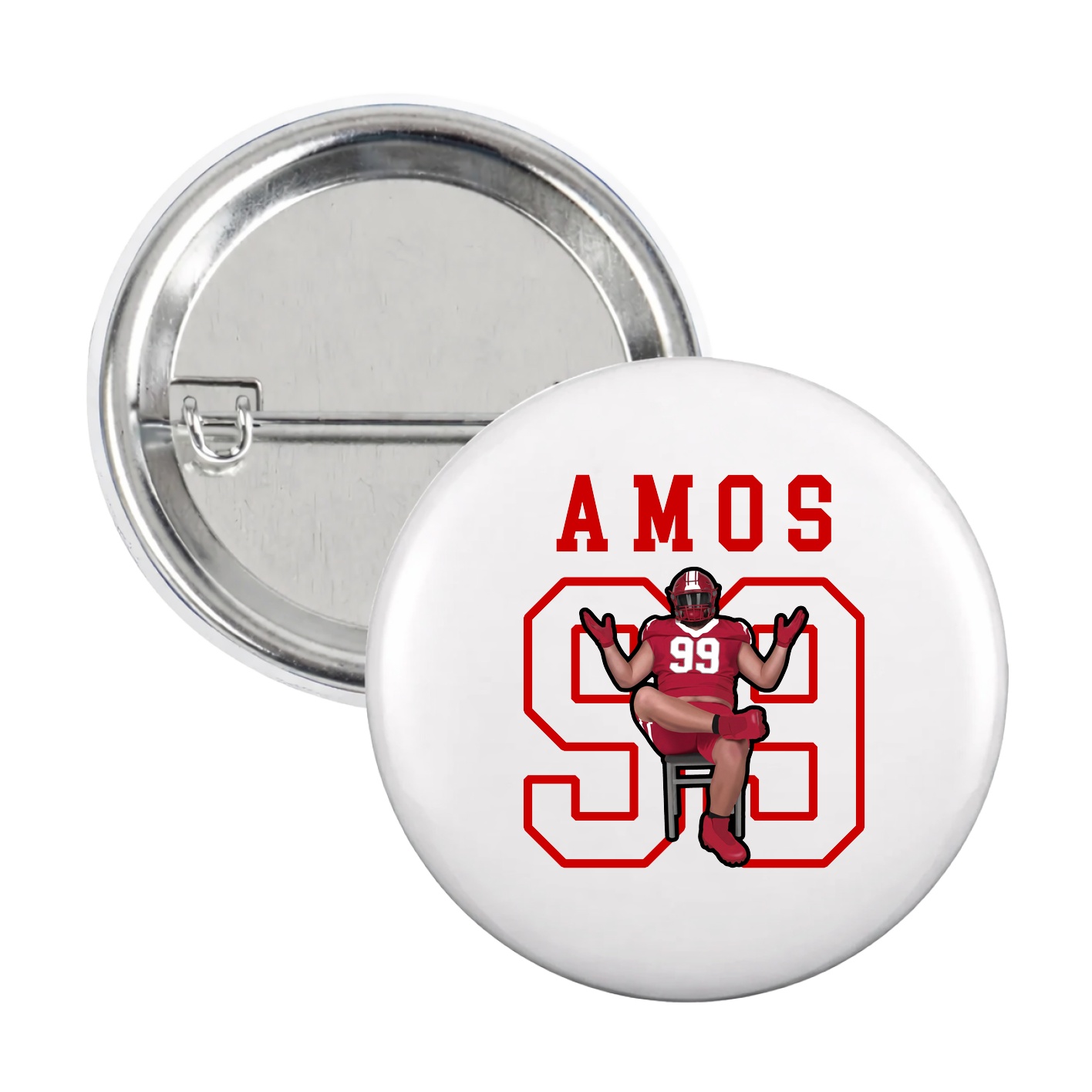Game Day Button — Shirsey in White