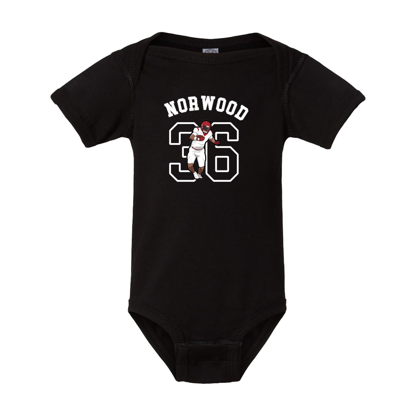 Baby Onesie — Shirsey Arch in Black