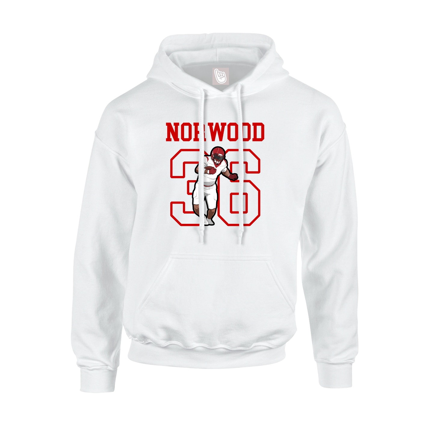 Youth Hoodie — Shirsey in White