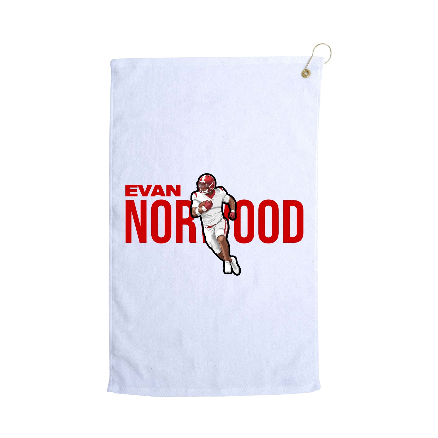 Golf Towel — Player Name in White
