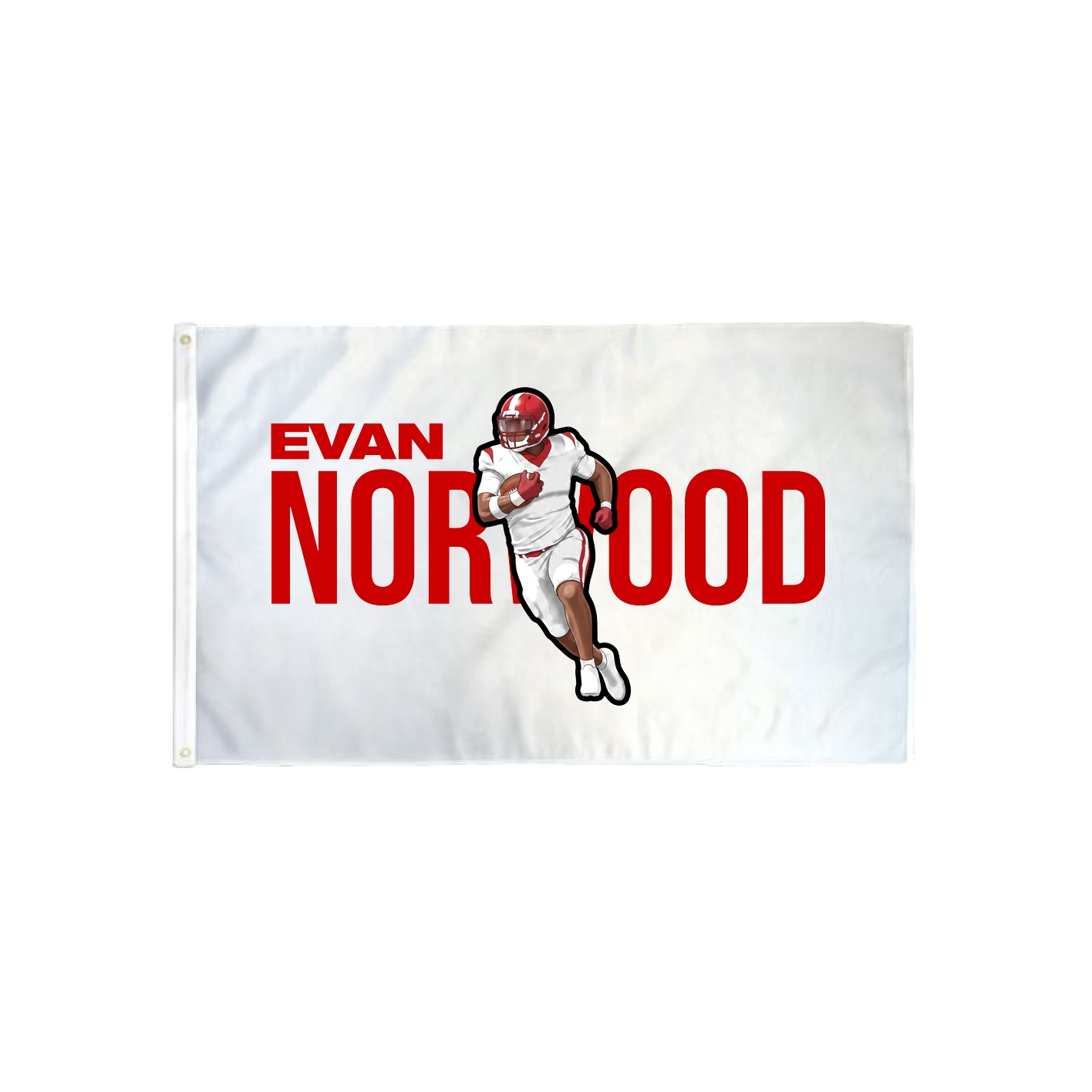 3x5 Flag — Player Name in Classic