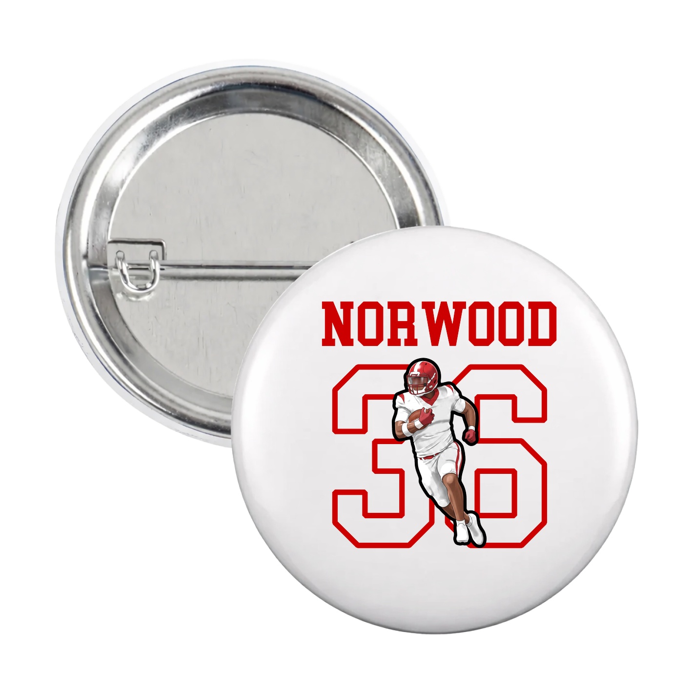 Game Day Button — Shirsey in White