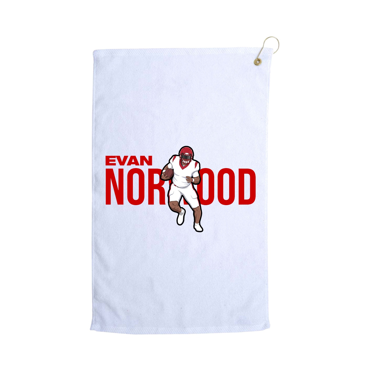 Golf Towel — Player Name in White