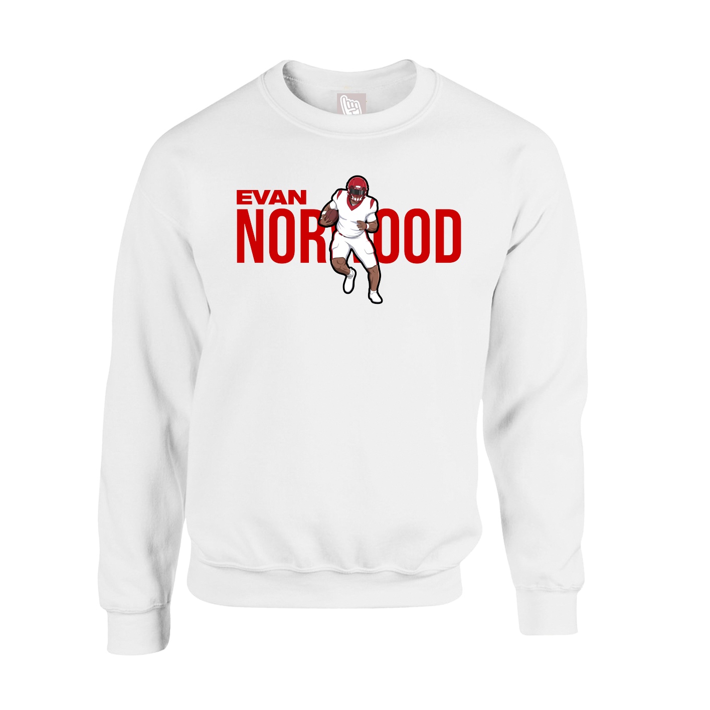 Fleece Crew — Player Name in White