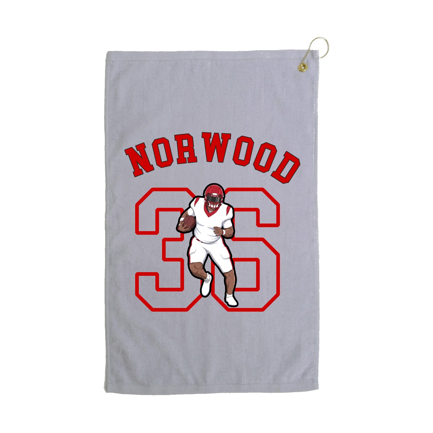 Golf Towel — Shirsey Arch in Grey