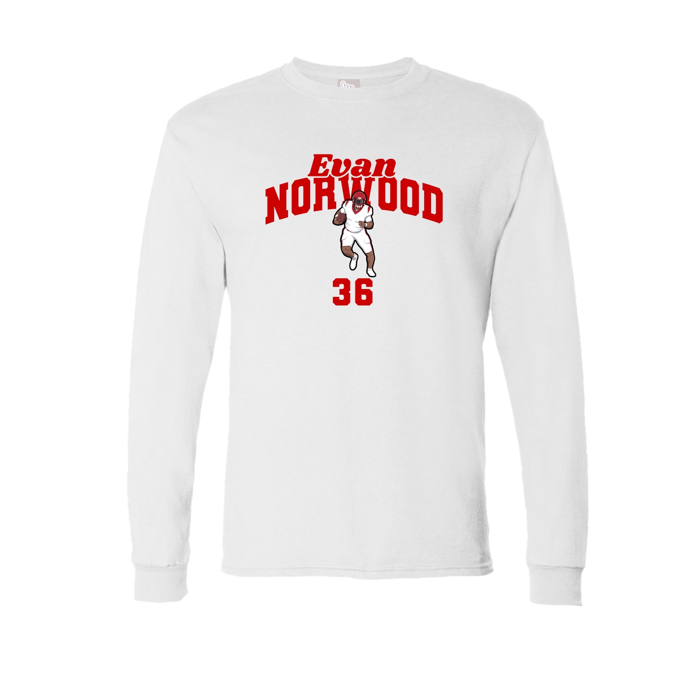 Long Sleeve Tee — Signature Arch in White