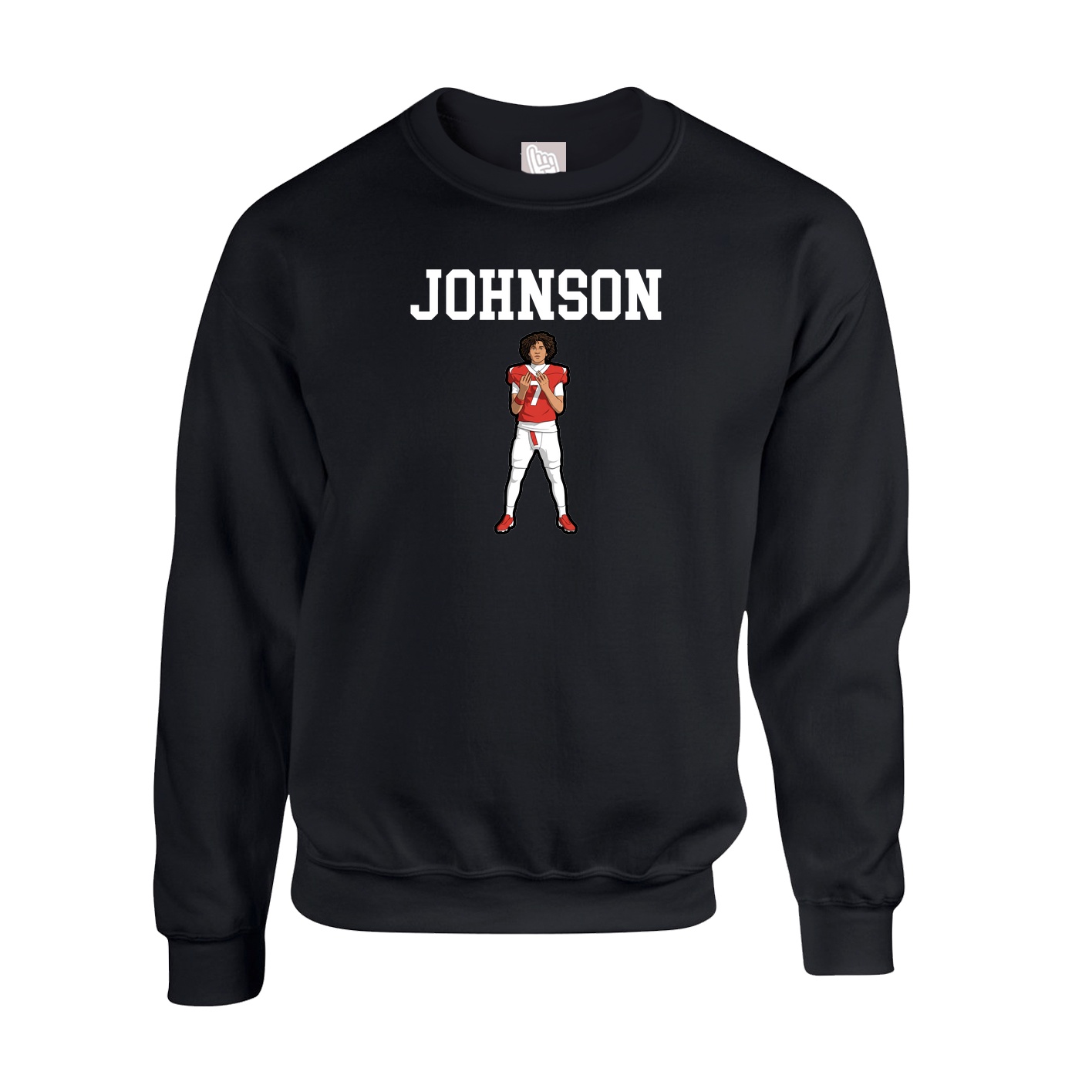 Fleece Crew — Shirsey in Black