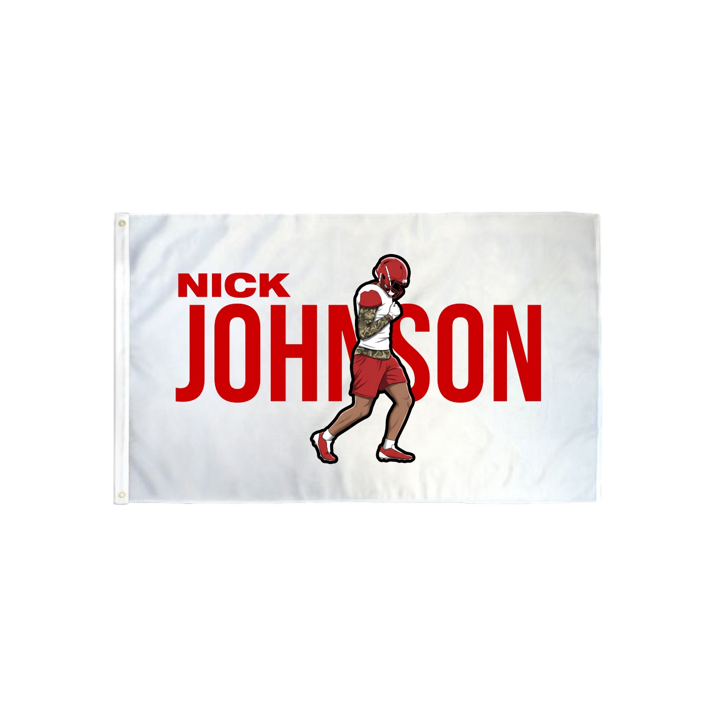 3x5 Flag — Player Name in Classic