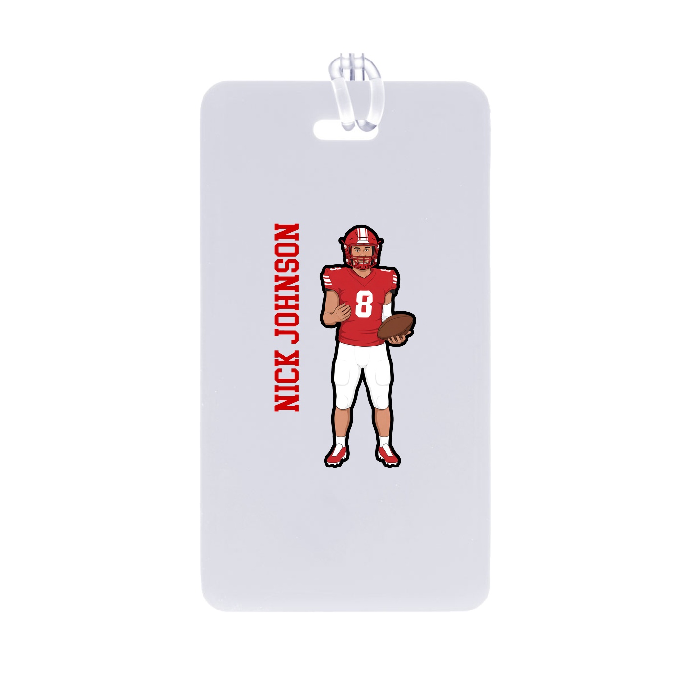 Bag Tag — Name Vertical in Classic