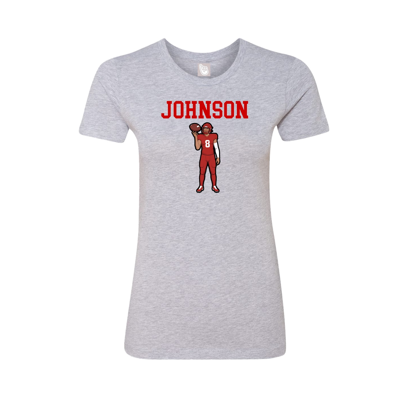 Fitted Women's Tee — Shirsey in Grey
