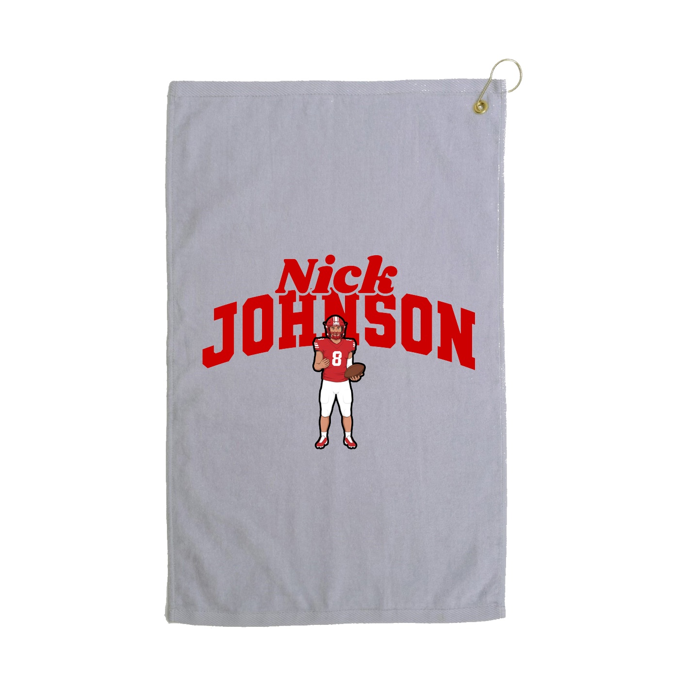 Golf Towel — Signature Arch in Grey