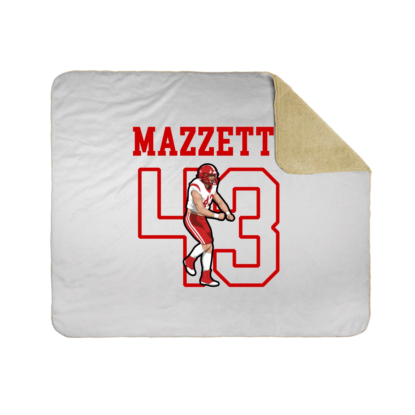 Throw Blanket — Shirsey in White