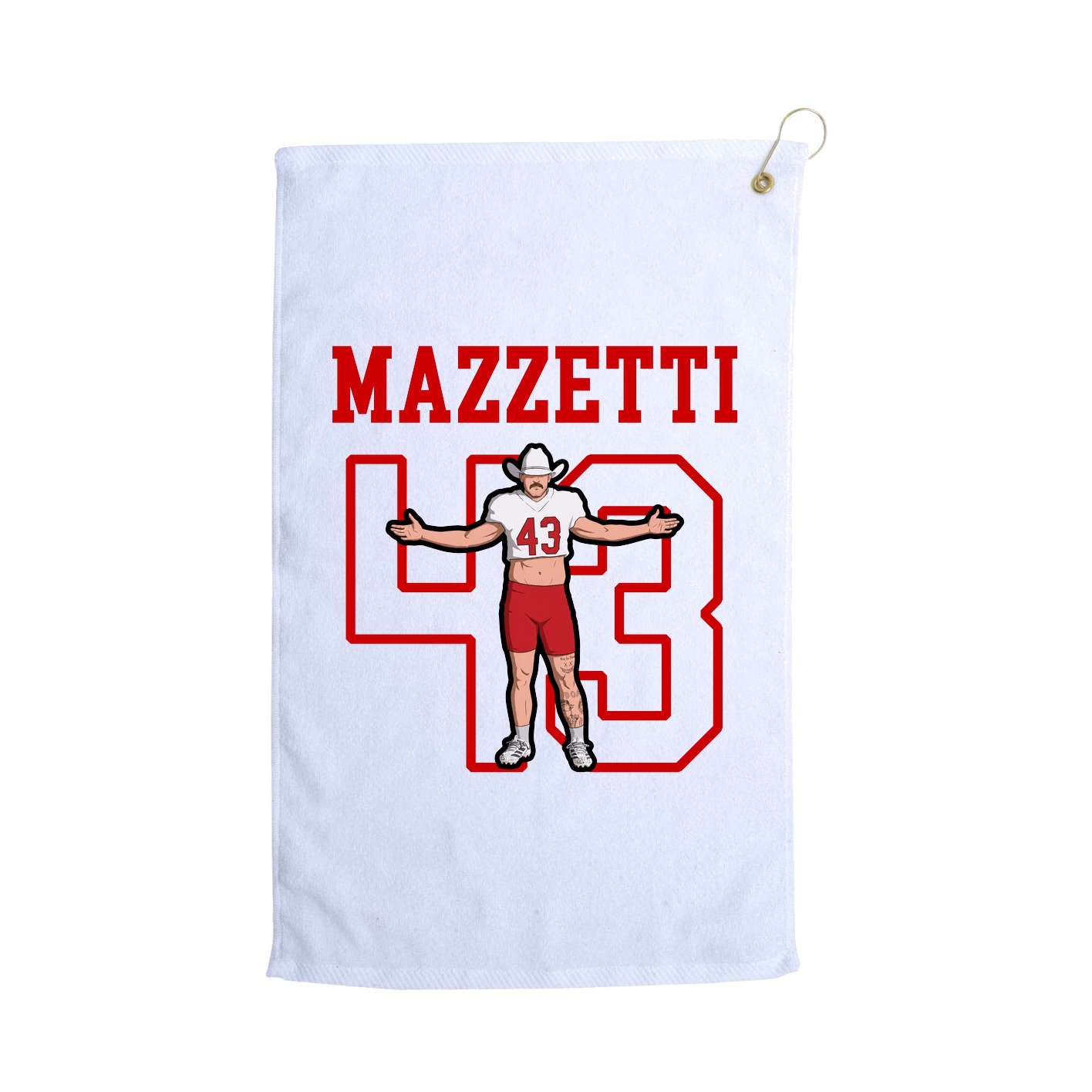Golf Towel — Shirsey in White