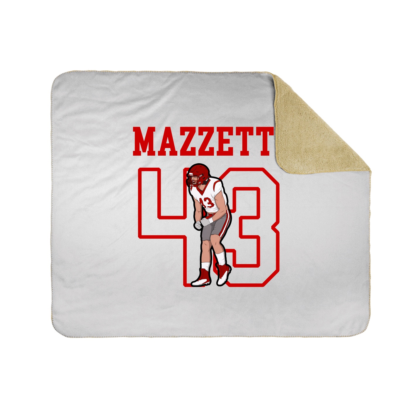 Throw Blanket — Shirsey in White